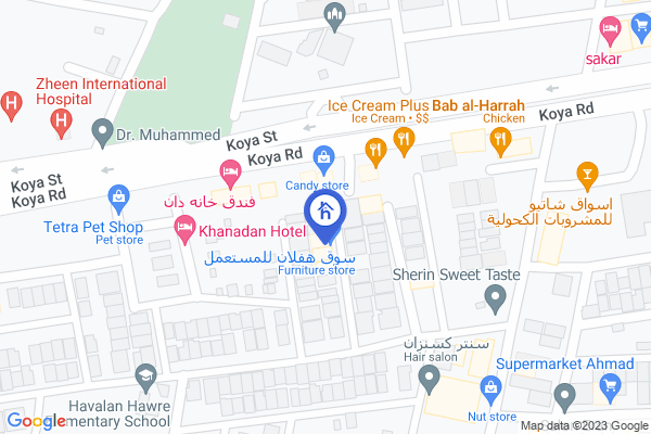الخريطة بناية تجارية  للبيع