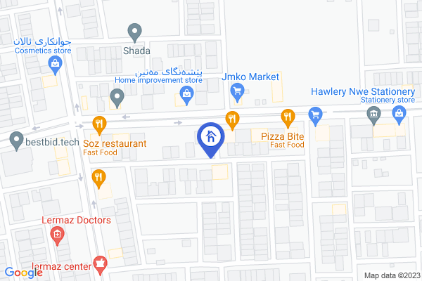 Map House Opposite Garden
