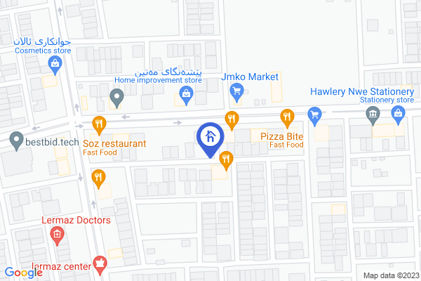 Map Family Home in Erbil, Hawlery Nwe