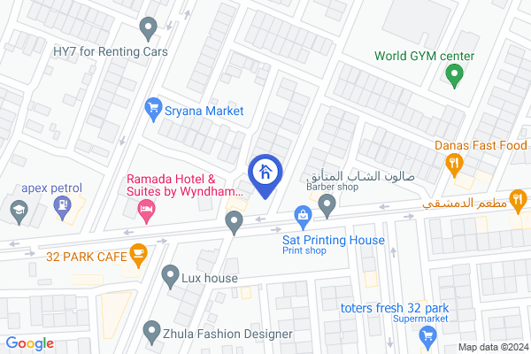 الخريطة أرض تجارية (1500م²)