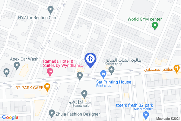 Map Corner House Opposite Garden