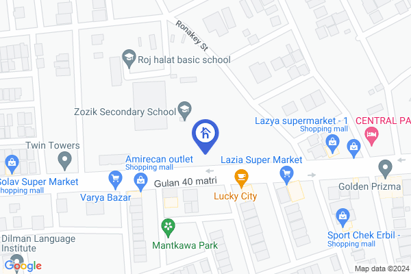Map Cozy One-Bedroom Apartment in Lalav Twin Towers