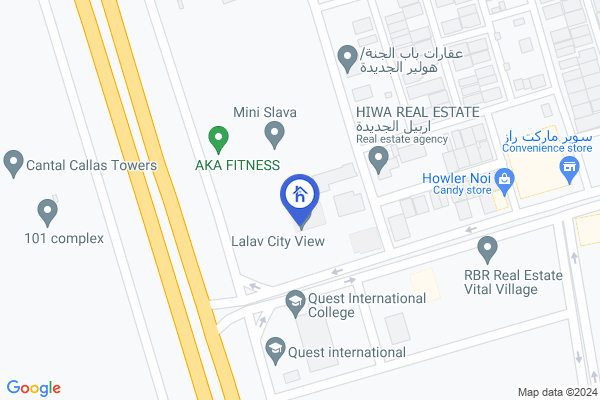Map Modern 3-Bedroom Apartment for Sale