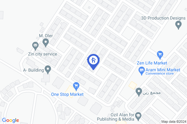Map Spacious Family Home in Zin City
