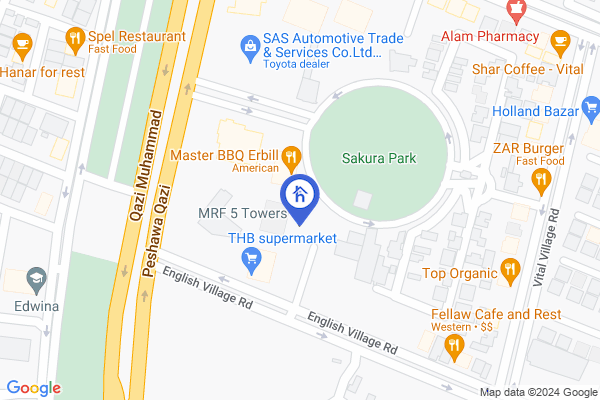 Map Bright Apartment in Prime Location