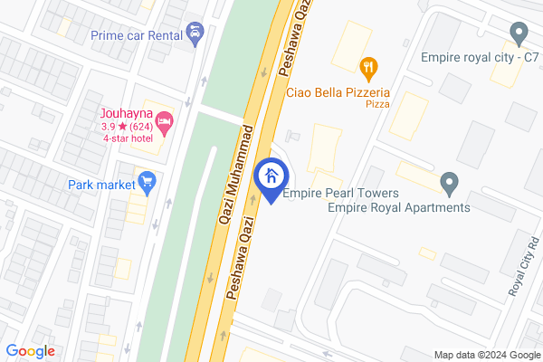 Map Modern Apartment in Empire Pearl Towers