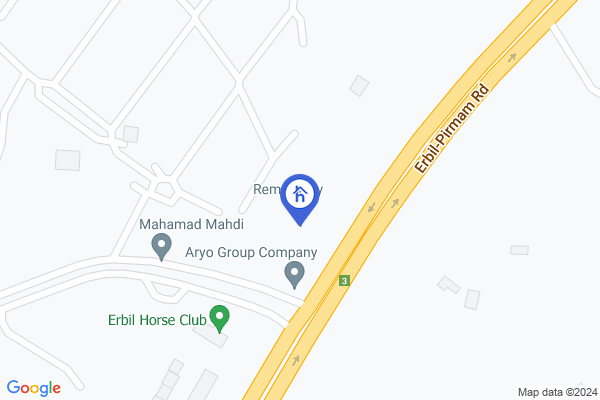 Map Modern Villa with Ample Space