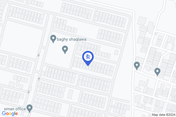 الخريطة منزل عائلي مع عدة غرف