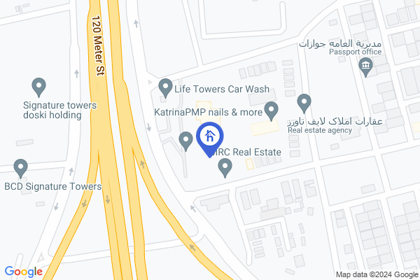 Map Modern 2-Bedroom Apartment in Life Towers