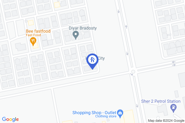 Map Luxury House in Hiwa City