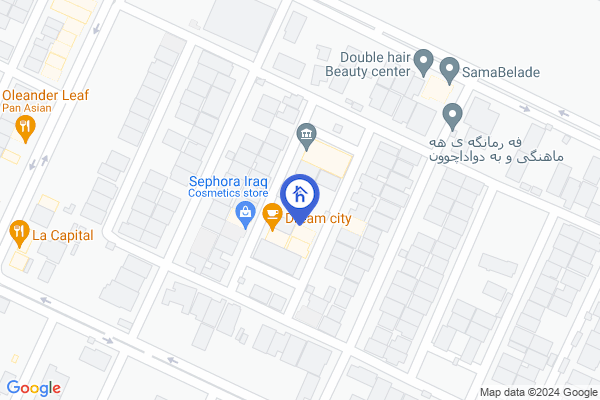 Map Luxurious House with Spacious Garden for Rent in Dream City