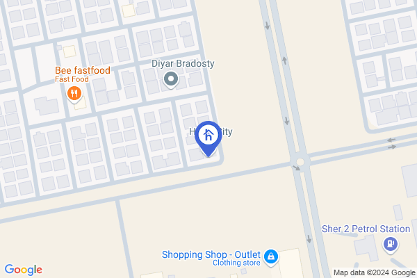 Map Cozy Family Residence in Hiwa City