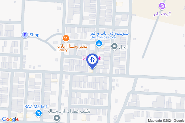 Map Luxury House Two Floors