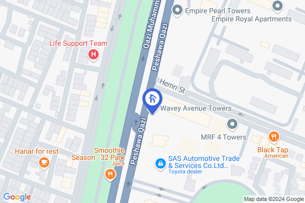 Map Furnished Apartment For Rent in Wavey Avenue