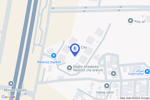 Map Spacious Apartment in Nawroz City