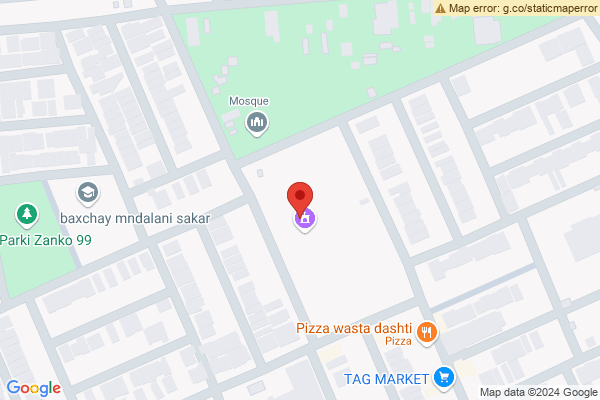 Map Commercial Property with Apartments and Markets