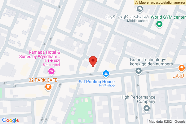 نەخشە زەوی نيشتەجێ بوون بەرامبەر باخچە