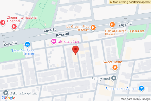 Map Spacious House with 4 Bedrooms