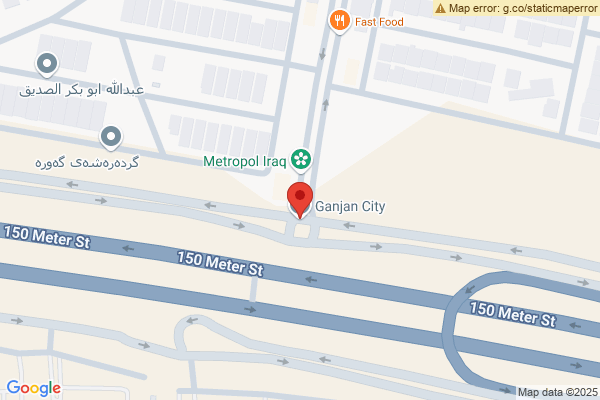 Map Modern House in Ganjan City