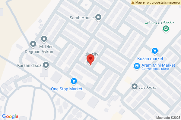 Map Modern 2-Bedroom Apartment in Zin City