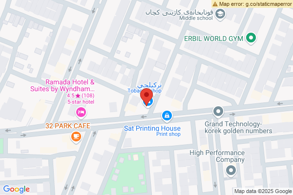 Map Large Family Home in Erbil