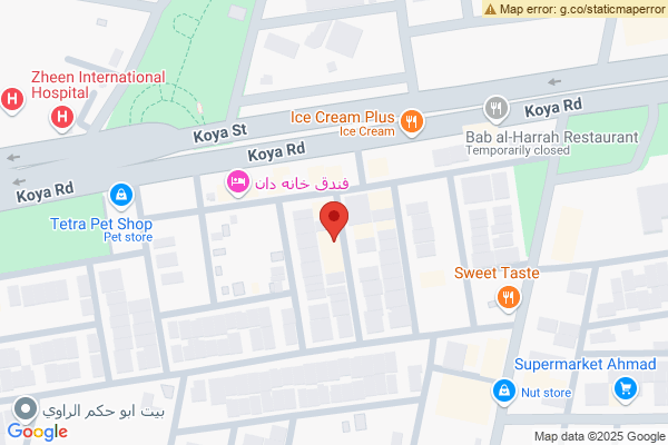 Map Square House Opposite Garden