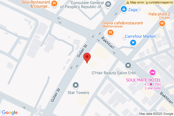 Map Modern Apartment with 3 Bedrooms