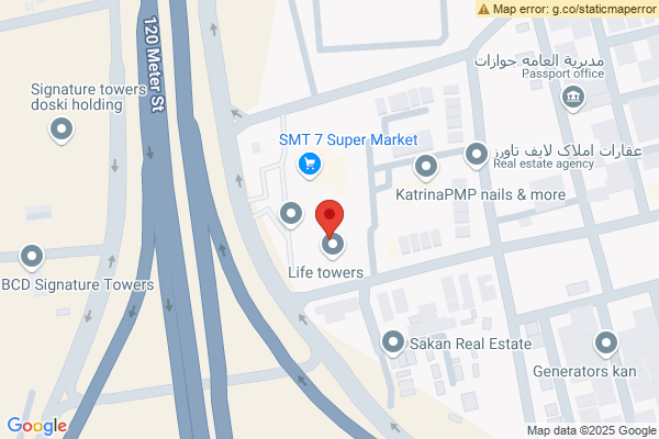 Map Furnished Apartment For Rent in Life Towers