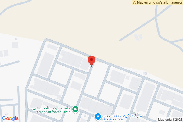 Map Spacious House in Erbil City