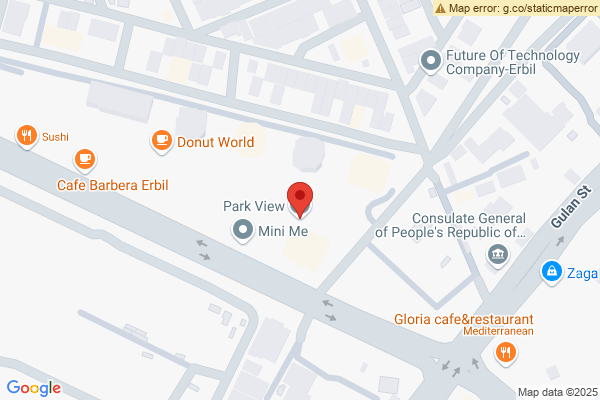 Map Modern Apartment in Erbil