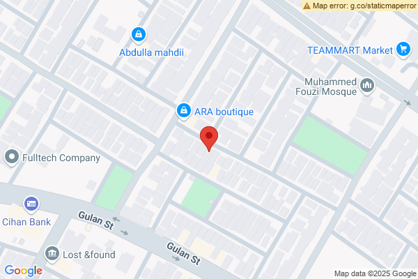 Map Cozy Furnished House in Erbil