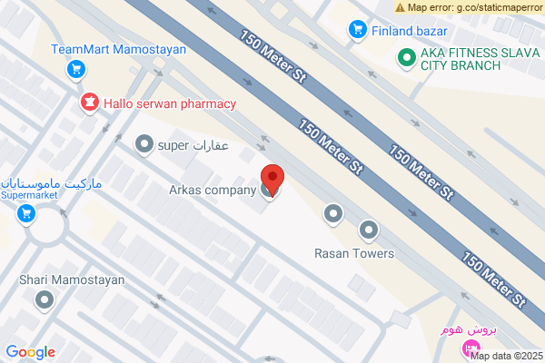 Map Modern Apartment in Rasan Towers
