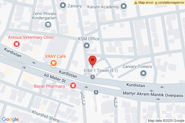 Map Cozy One-Bedroom Apartment in Erbil