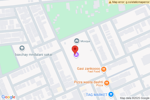 Map Modern House in Erbil with 4 Bedrooms