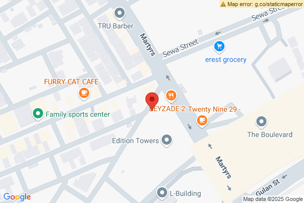 Map Furnished Apartment in Queen Tower