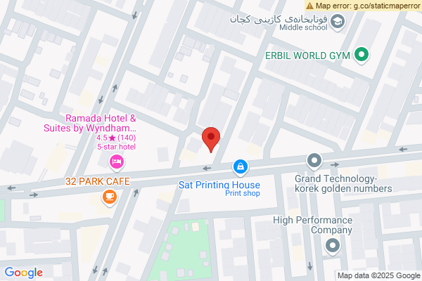 Map Spacious House in Erbil for Sale