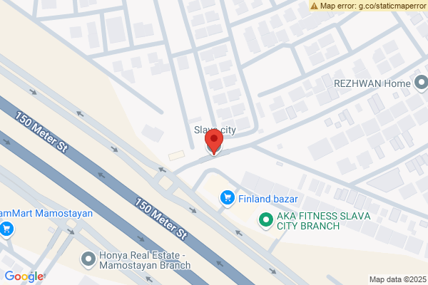 Map Modern Furnished Apartment in Slava City
