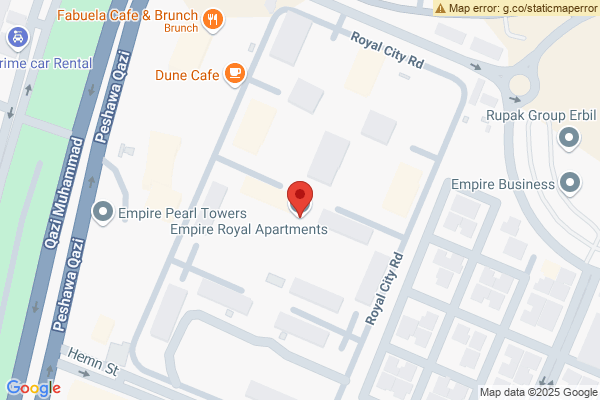 Map Three bedroom apartment for rent in Empire Royal