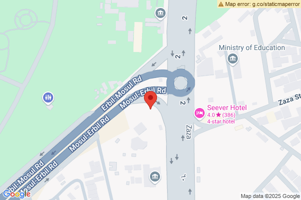 Map Spacious Family House in Baghdad