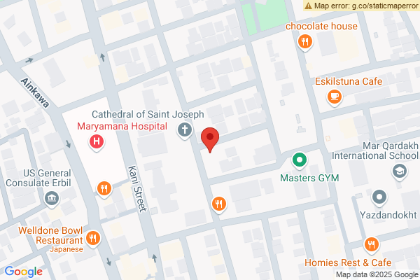 Map Commercial property for rent in Ankawa opposite Erbil Avenue