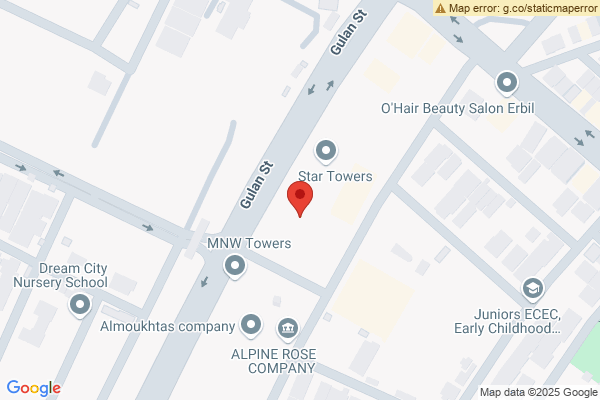 Map one-bedroom apartment in Erbil