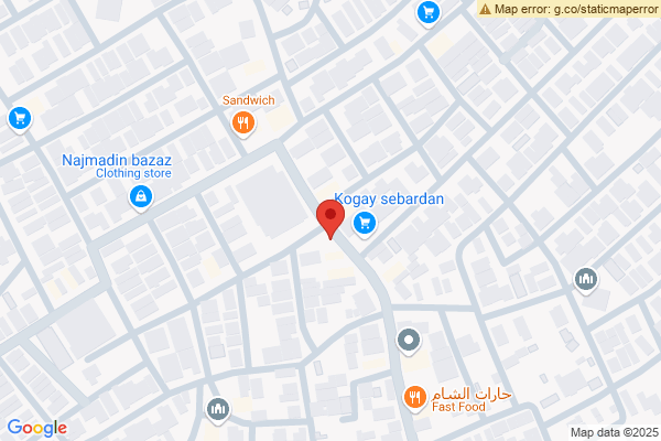 Map Affordable plot in Erbil, Sebardan