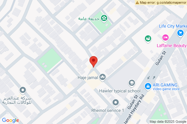 Map Large Family House in Prime Location