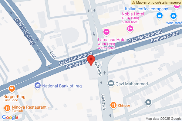 Map Cozy 2-Bedroom Apartment in Erbil