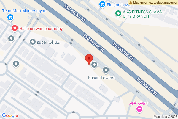 الخريطة شقة أنيقة بغرفتي نوم في أربيل