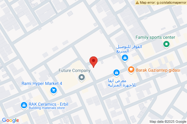 نەخشە خانوویەک بە 4 ژووری نوستن بۆ کرێ لە هەولێر
