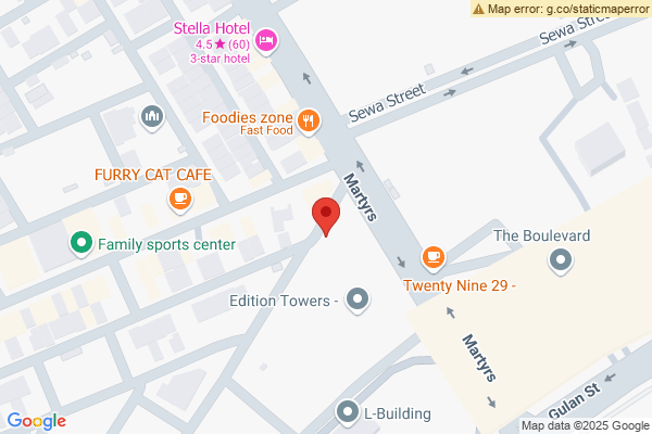 Map Cozy 1 Bedroom Apartment in Queen Tower