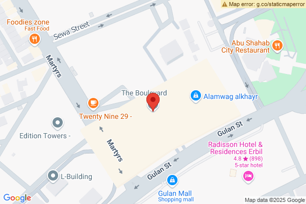 الخريطة شقة مريحة في بوليفارد