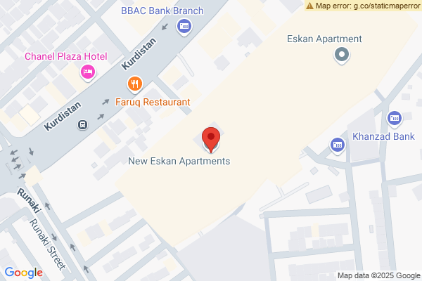 Map Spacious 3 BR Apartment in New Eskan