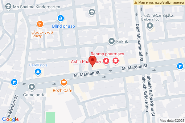 نەخشە پارچە زەوییەکی بازرگانی لە کیرکوک، ساحە تەیەران